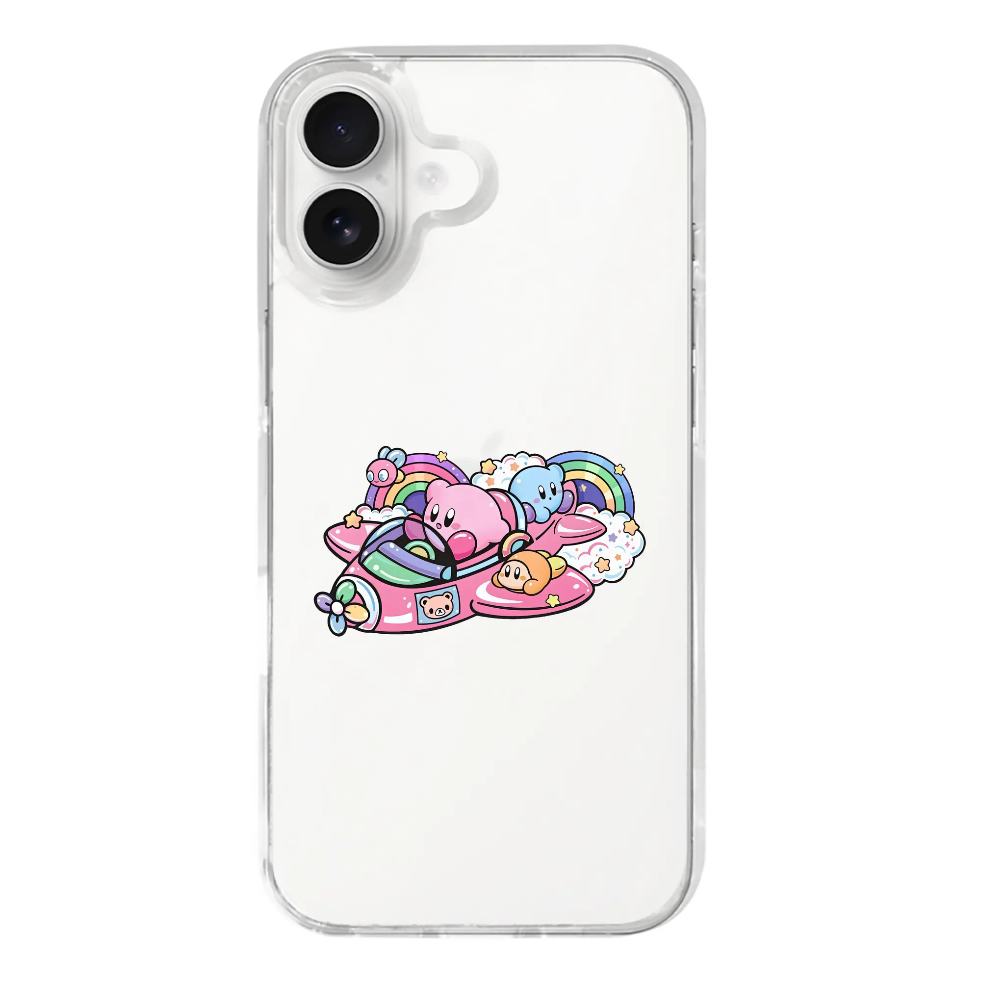 星のカービィ グッズ カービィ - iPhone 17シリーズ 透明スマホケース – 薄型・耐衝撃・精密フィット保護カバー